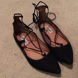 Steve Madden Lecrew Lace Up Flats
